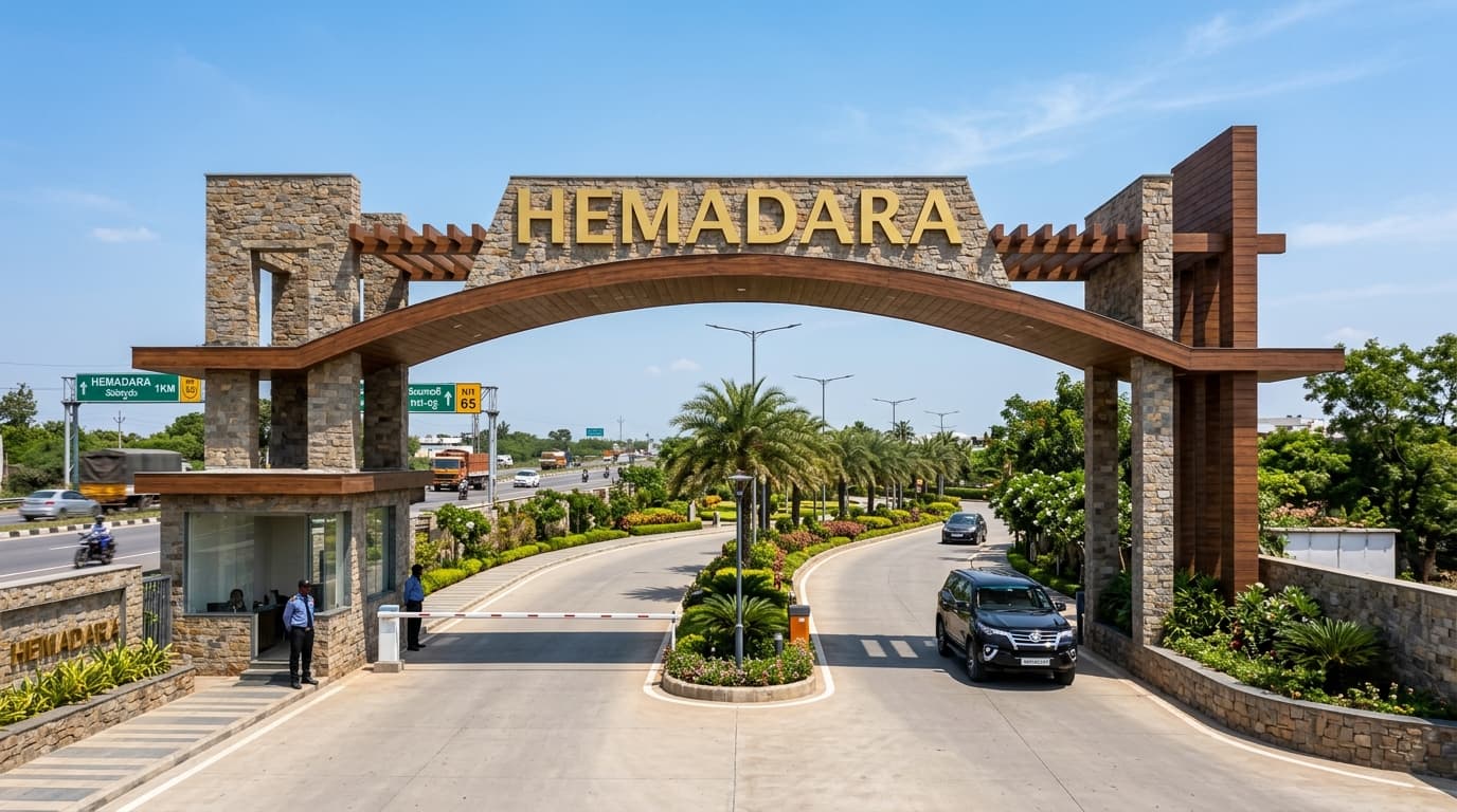 Hemadara Paritala entrance marketing visual